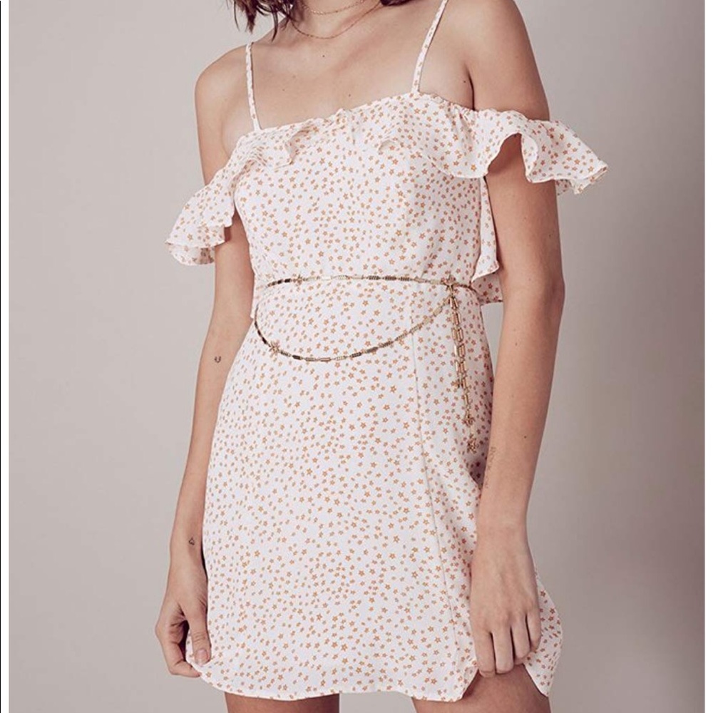 For Love & Lemons White Star Dress